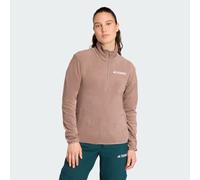 Adidas Multi Essentials Half Zip Fleece Marrone XL Donna
