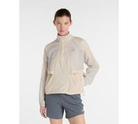 New Balance - Women's Better Run Water Resistant Jacket - Giacca da corsa L beige/grigio