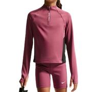 Giacca Nike Kids Pro Dri-Fit Half Zip Long Sleeve - pink smoke/black/white - Rosa (M)