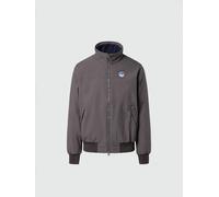 NORTH SAILS Giacca Sailor Slim fit, Uomo in Nylon Riciclato (IT, Testo, M, Regular, Regular, Asfalto)
