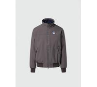 NORTH SAILS Giacca Sailor Slim fit, Uomo in Nylon Riciclato (IT, Testo, L, Regular, Regular, Asfalto)