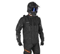 O'Neal | Giacca Motocross | Enduro MX | Materiale esterno idrorepellente, tasche di protezione su schiena, gomiti e spalle | Giacca Baja Racing | Adulto | Nero | Taglia M