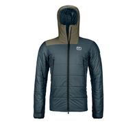 Ortovox Swisswool Zinal - giacca alpinismo - uomo M Dark Grey/Green man Pertex,Swisswool