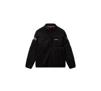 Giacca oversize da donna con zip Napapijri Yupik Noir L