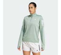 Giacca Own the Run Half-Zip Silver Green XS