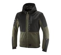 Ixon Park Air Parka tessile per motociclette, nero-marrone, taglia XL per maschi