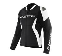 Giacca Pelle Donna RACING 5 Nero Bianco DAINESE - AN: 38