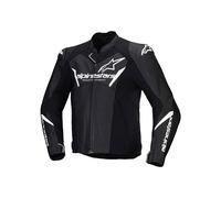Giacca Pelle FASTER V3 AIRFLOW Nero Bianco ALPINESTARS - AN: 52