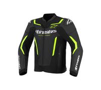 Giacca Pelle GP FORCE V2 AIRFLOW Nero Giallo ALPINESTARS - AN: 54