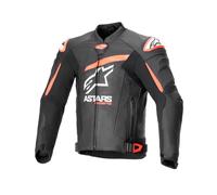 Alpinestars GP Plus R V4 Airflow, giacca in pelle traforata 52 male Nero/Rosso Fluo/Bianco