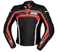IXS Sport LD RS-600 1.0, giacca di pelle 58 male Nero/Rosso/Bianco