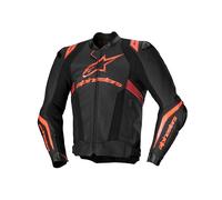 Giacca Pelle MISSILE V3 IGNITION Nero Rosso ALPINESTARS - AN: 62