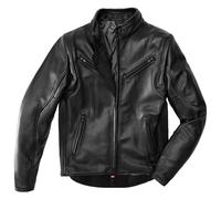 Spidi Premium Giacca in pelle motociclistica, nero, taglia 54