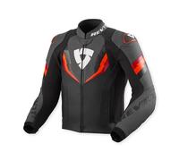 Giacca Pelle QUANTUM 3 Nero Rosso REVIT - AN: 56