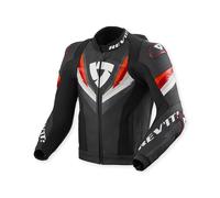 Giacca Pelle QUANTUM 3 PRO Nero Rosso REVIT - AN: 48