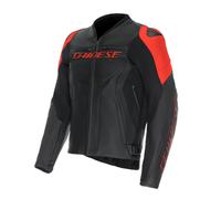 Giacca Pelle RACING 5 Nero Rosso fluo DAINESE - AN: 46