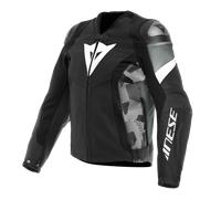 Giacca Pelle Uomo Dainese AVRO 5 Black/White/Anthracite Taglia:46