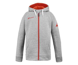 Giacca per bambini Babolat Exercise Hood Jacket Jr High Rise Hthr 10 - 12 anni