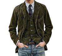Giacca per il tempo libero da uomo, vintage, elegante, per autunno, slim | Giacca da lavoro per matrimonio, formale, invernale, leggera, sottile, tinta unita, classica, da uomo, 2026