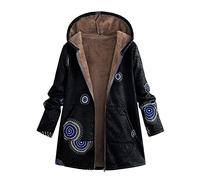 Giacca Pile Donna con Zip - Teddy Giacca Sci Taglie Forti Cappotto Over Size Giacche Calda Cappotti con Cerniera Manica Lunga Giubbotti Coat Outdoor Viaggio Casual