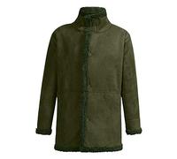 Giacca Pile Uomo - Giacche Jacket Men's Coat Faux Wool Winter Lamb Sheepskin Foderato Caldo Men's Coats & Jackets (Army Green, XL)