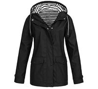 Giacca Pioggia Giacca Leggera Donna Ponchielli Antipioggia Adulto Leggero Antipioggia Impermeabile Cappello Giubbotti Cappotto Impermeabile Pioggia Invernale Giubbotto Vento Giacche a Vento Donna L