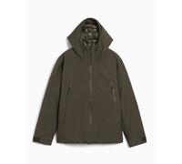The North Face - MTN Range - Giacca impermeabile isolante imbottita verde scuro con cappuccio L