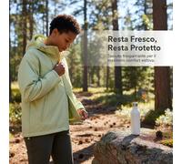 Giacca Protettiva Solare UPF 50+ Estiva con Cappuccio Rimovibile, per Sport