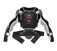 Spidi Warrior Giacca Protector, nero-bianco, taglia M per maschi