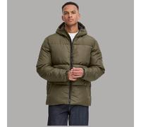 Giacca puffer invernale Blend piumino verde con cappuccio art. ELW 20718465