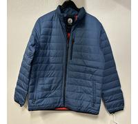 Giacca Puffer Volcom Puff Puff Give Blu Arancione Taglia Grande #MM4