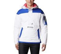 Giacca Pullover Columbia Uomo Challenger 1/2 Zip, Bianco/Blue Lapis, S