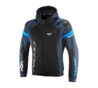 Ixon Pulsion Air Giacca tessile da motocicletta, nero/blu/bianco, Taglia 3XL