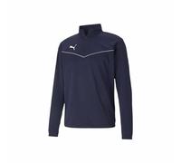 Giacca Puma Teamrise 1/4 Zip Bleu XL