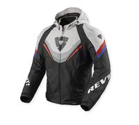Revit Quantum 3 H2O, giacca in tessuto XL male Nero/Grigio Chiaro/Rosso