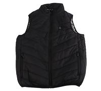 Giacca riscaldata unisex 3 marce quattro zone riscaldamento gilet termico elettrico in fibra di poliestere per l'inverno all'aperto (XL)