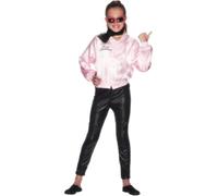 Giacca Rosa Donne Grease Costume Da Festa T Bird Licenziato Ragazze Anni '80