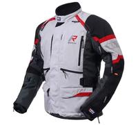 giacca rukka madagasca-r - grigio / nero / rosso S
