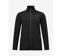Salewa Puez Cammino Polarlite Full Zip Fleece Nero S Donna