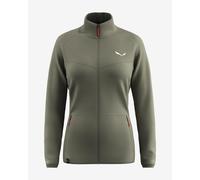 Salewa Puez Cammino Pl W - felpa in pile - donna I40 D34 Green/Red woman Polarlite