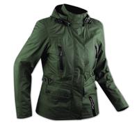 CE Armour City Scooter Ladies Textile Motorcycle Touring Motorbike Jacket Green