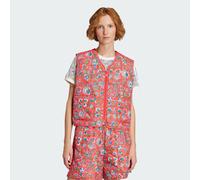 Giacca senza maniche adidas Originals x Liberty London Quilted Semi Lucid Red / Multicolor 2XL