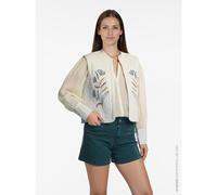 Giacca senza maniche con motivo Beige 38 (IT) - 34 (FR) Fantasia