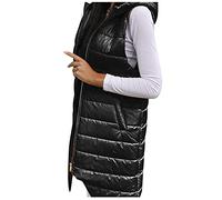 Giacca senza maniche da donna, giacca da donna di grandi dimensioni, cappotto chic ed elegante in cotone con cappuccio, tinta unita, vestibilità slim termica cardigan temperamento casual
