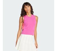 Giacca senza maniche Fluffy Knitted Semi Lucid Fuchsia S