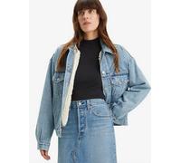 Giacca Sherpa Trucker 3 in 1 anni ’90 Blu / Cozy Car levi > clothing > women