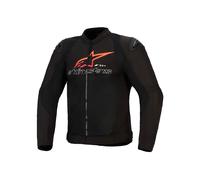 Alpinestars SMX Air Giacca tessile moto perforata, nero-bianco-rosso, taglia S per maschi