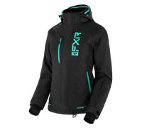 FXR Fresh 2023 Giacca da motoslitta da donna, nero-verde, taglia M per donne