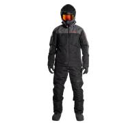 §Giacca Snow Jethwear Crisp Nero-Grigio-Rosso§
