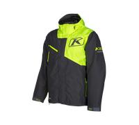 Klim Kompound Giacca per motoslitta, nero-grigio-giallo, taglia L
